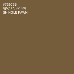 #755C3B - Shingle Fawn Color Image